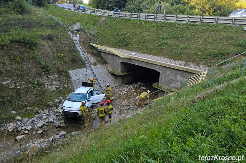 Wypadek na DK19 w Trzcianie