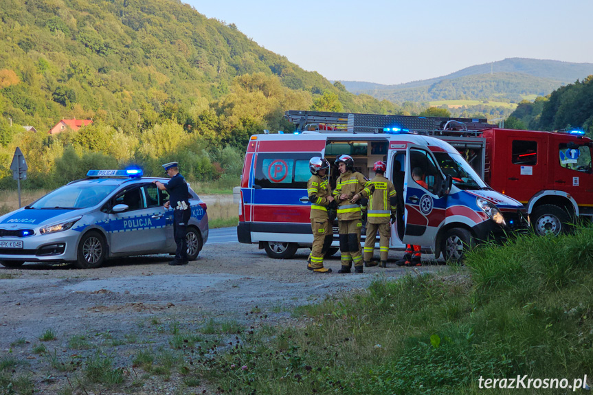 Wypadek na DK19 w Trzcianie