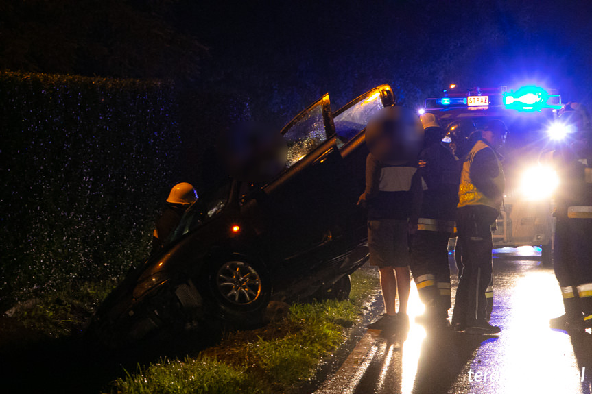 Wypadek na Karpackiej w Zręcinie