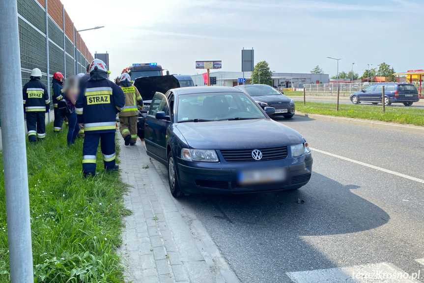 Wypadek na Podkarpackiej w Krośnie