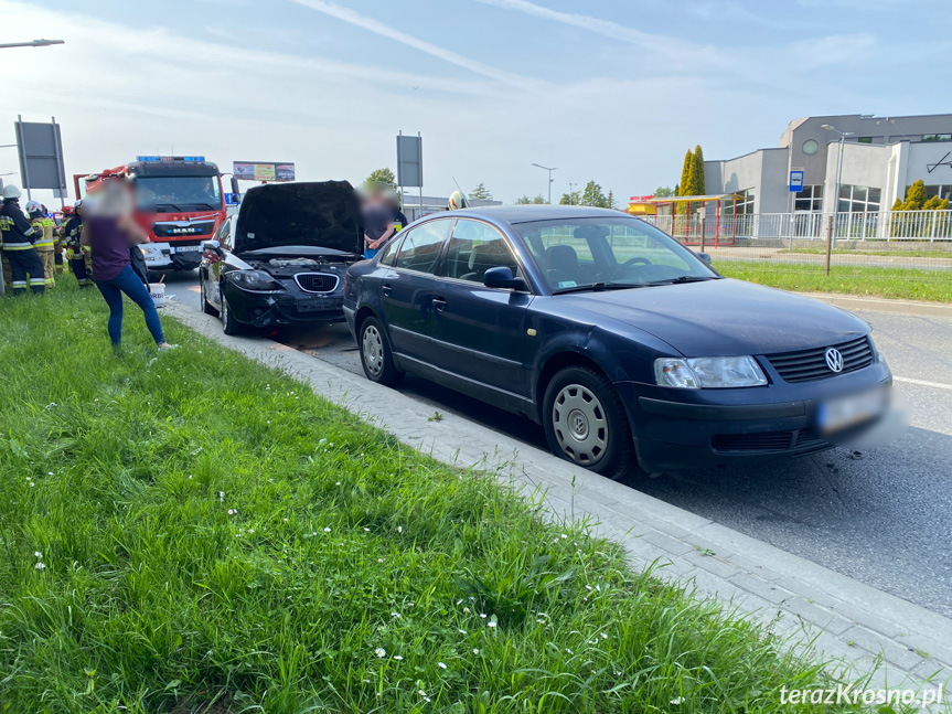 Wypadek na Podkarpackiej w Krośnie