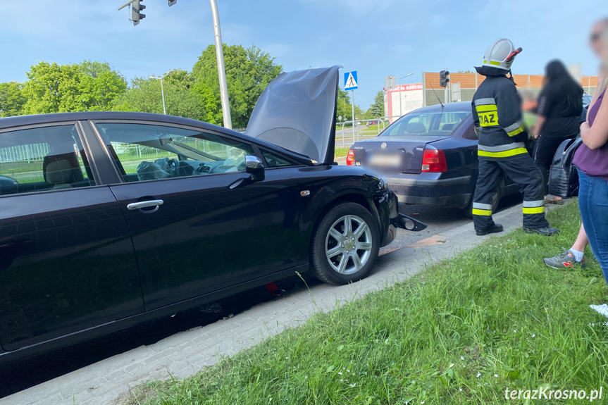 Wypadek na Podkarpackiej w Krośnie