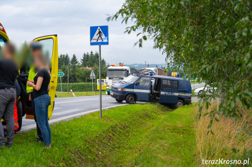 Wypadek na Rzeszowskiej w Krośnie