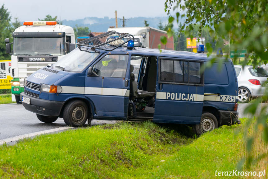 Wypadek na Rzeszowskiej w Krośnie