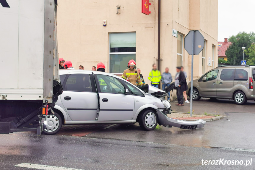 Wypadek na Rzeszowskiej w Krośnie