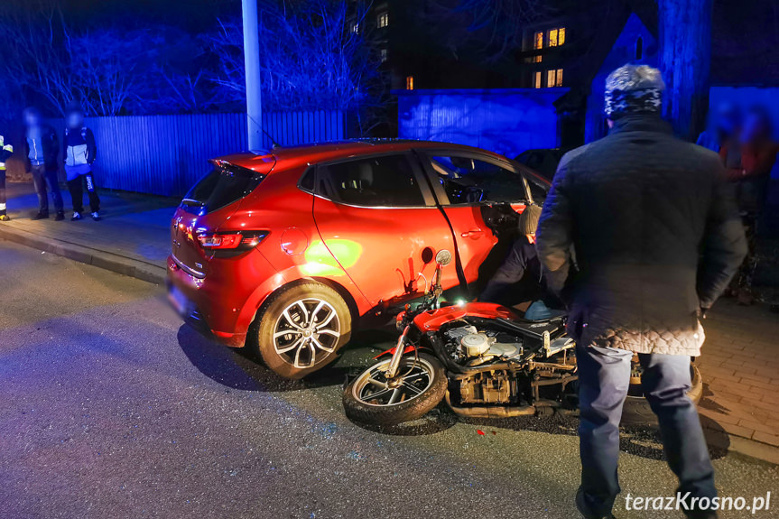 Wypadek na Sikorskiego w Krośnie