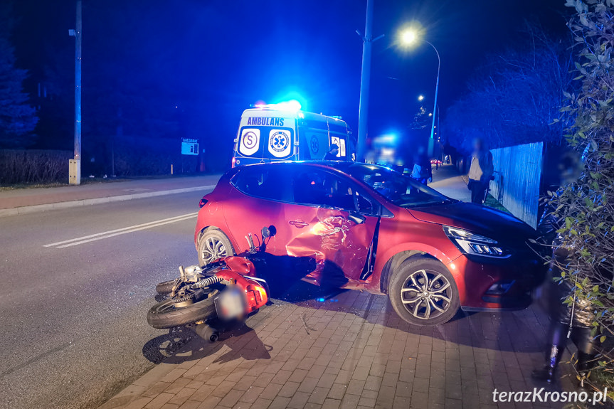 Wypadek na Sikorskiego w Krośnie