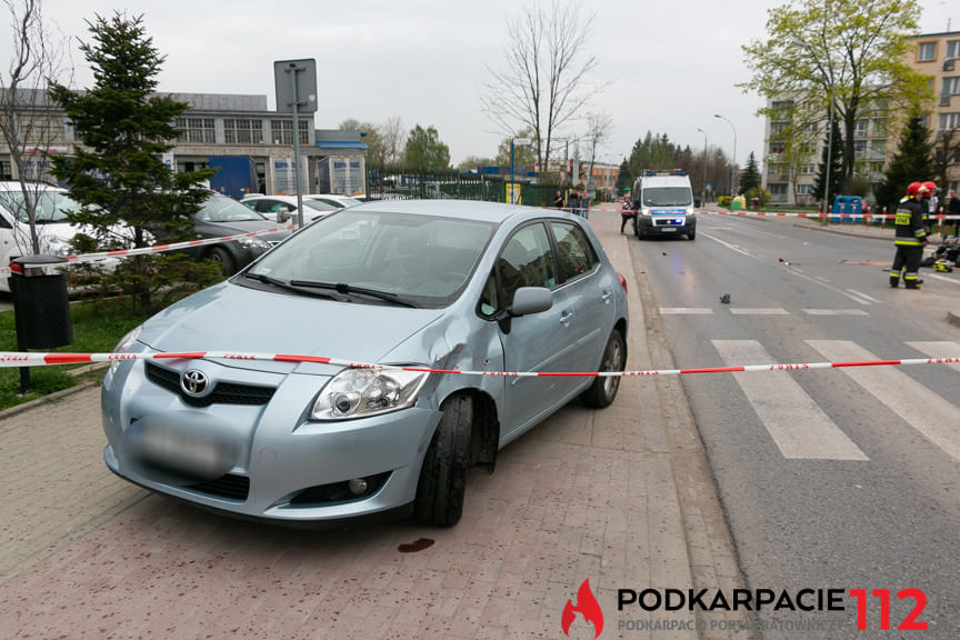 Wypadek na skrzyżowaniu Tysiąclecia z Magurów