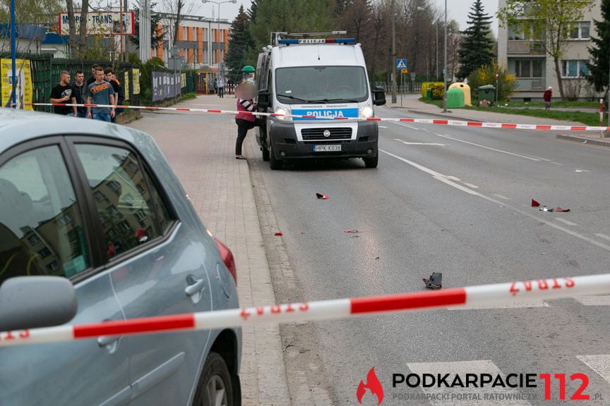 Wypadek na skrzyżowaniu Tysiąclecia z Magurów