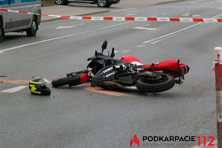 Wypadek na skrzyżowaniu Tysiąclecia z Magurów