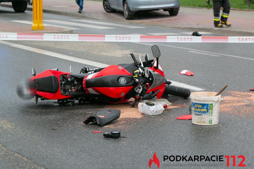 Wypadek na skrzyżowaniu Tysiąclecia z Magurów