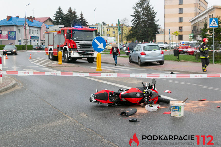 Wypadek na skrzyżowaniu Tysiąclecia z Magurów