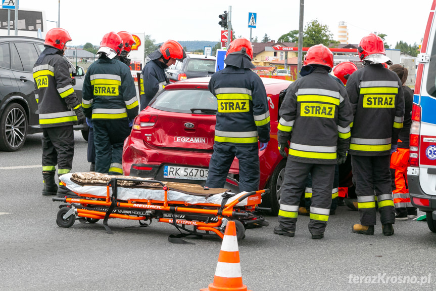 Wypadek na skrzyżowaniu