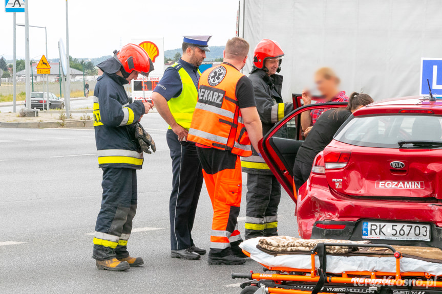 Wypadek na skrzyżowaniu