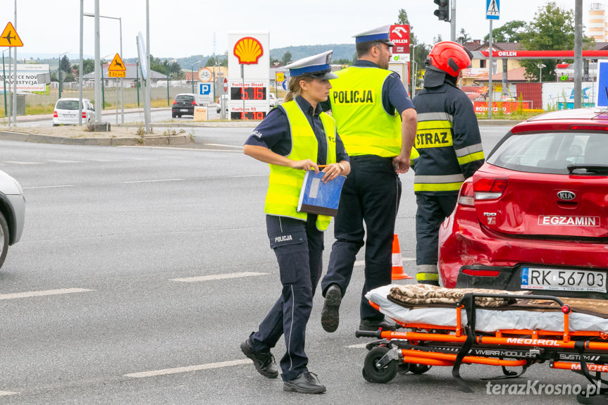 Wypadek na skrzyżowaniu