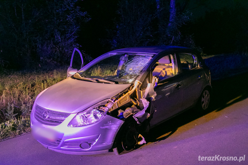 Wypadek na Spokojnej w Korczynie