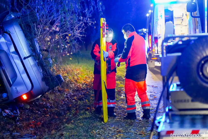 Wypadek na ul. Baczyńskiego w Krośnie