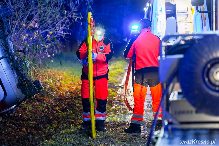 Wypadek na ul. Baczyńskiego w Krośnie