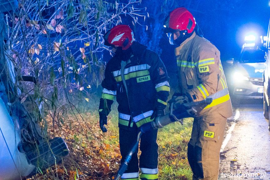 Wypadek na ul. Baczyńskiego w Krośnie