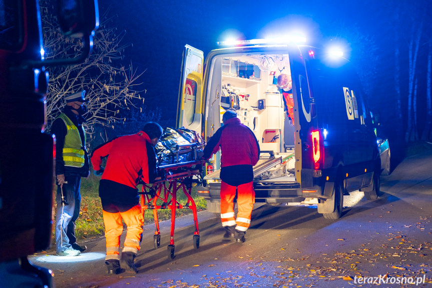 Wypadek na ul. Baczyńskiego w Krośnie