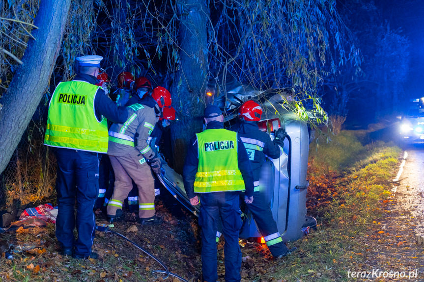 Wypadek na ul. Baczyńskiego w Krośnie