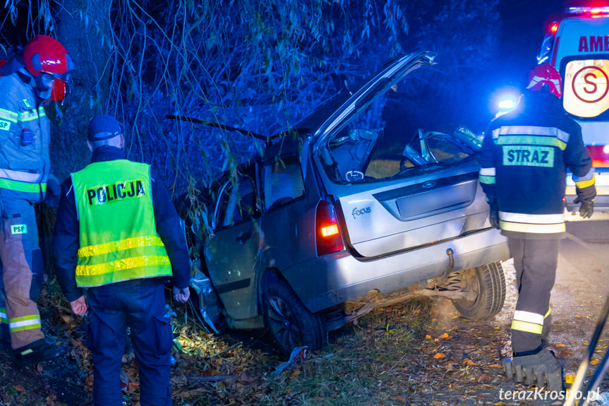 Wypadek na ul. Baczyńskiego w Krośnie