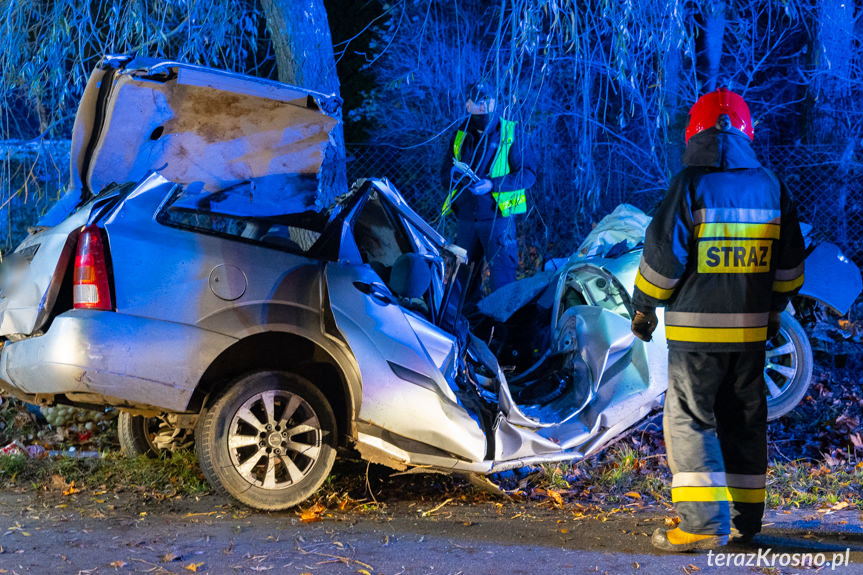 Wypadek na ul. Baczyńskiego w Krośnie