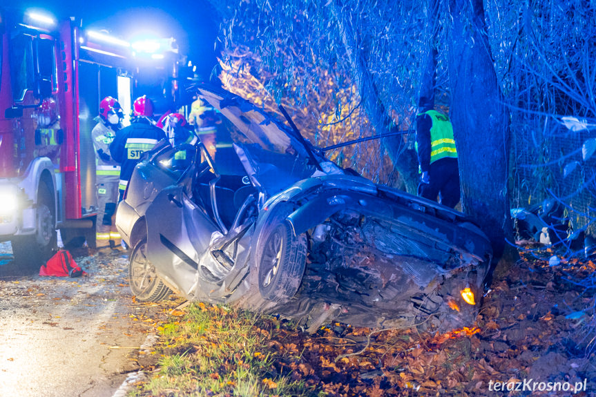 Wypadek na ul. Baczyńskiego w Krośnie