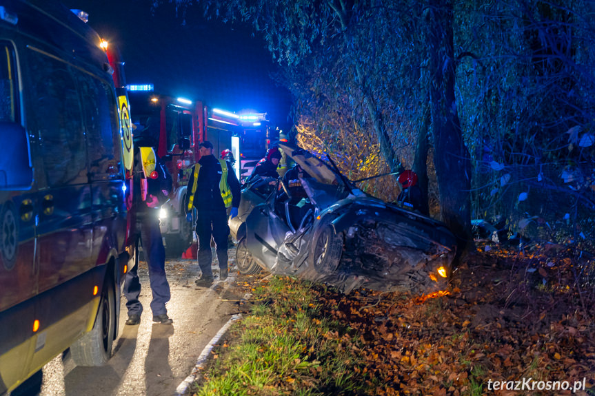 Wypadek na ul. Baczyńskiego w Krośnie