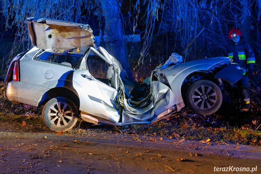 Wypadek na ul. Baczyńskiego w Krośnie