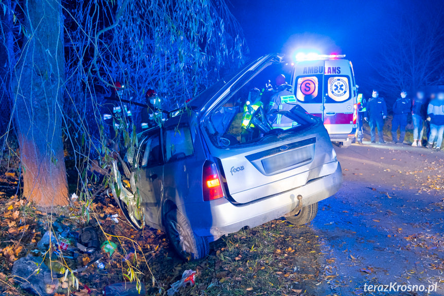 Wypadek na ul. Baczyńskiego w Krośnie