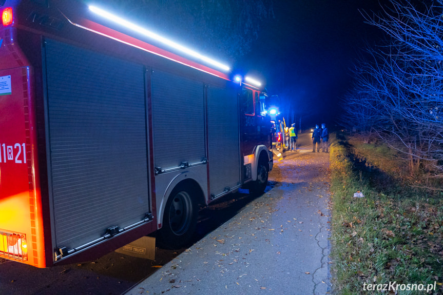 Wypadek na ul. Baczyńskiego w Krośnie