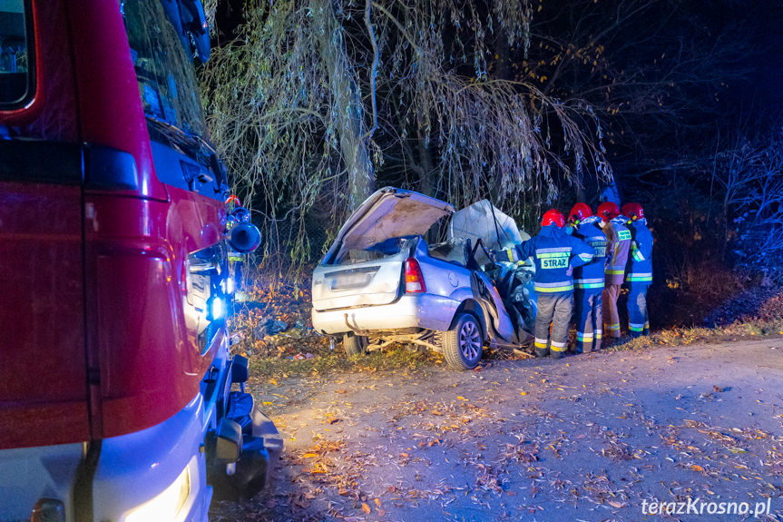 Wypadek na ul. Baczyńskiego w Krośnie