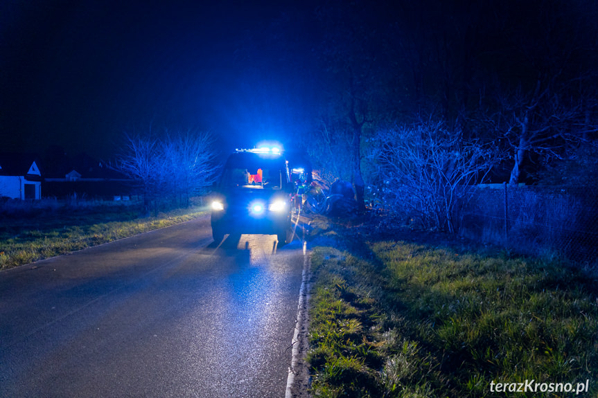 Wypadek na ul. Baczyńskiego w Krośnie