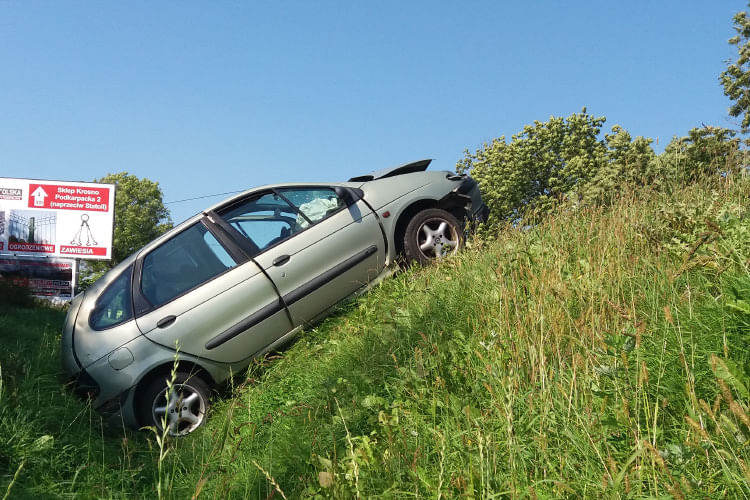 Wypadek na ul. Bieszczadzkiej