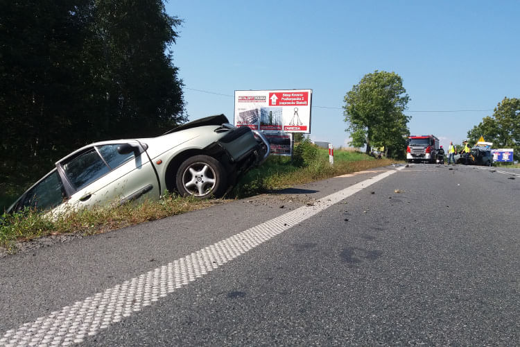 Wypadek na ul. Bieszczadzkiej