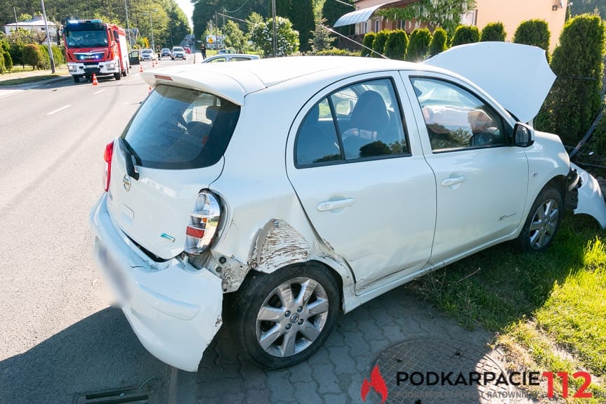 Wypadek na ul. Brzozowej w Jedliczu