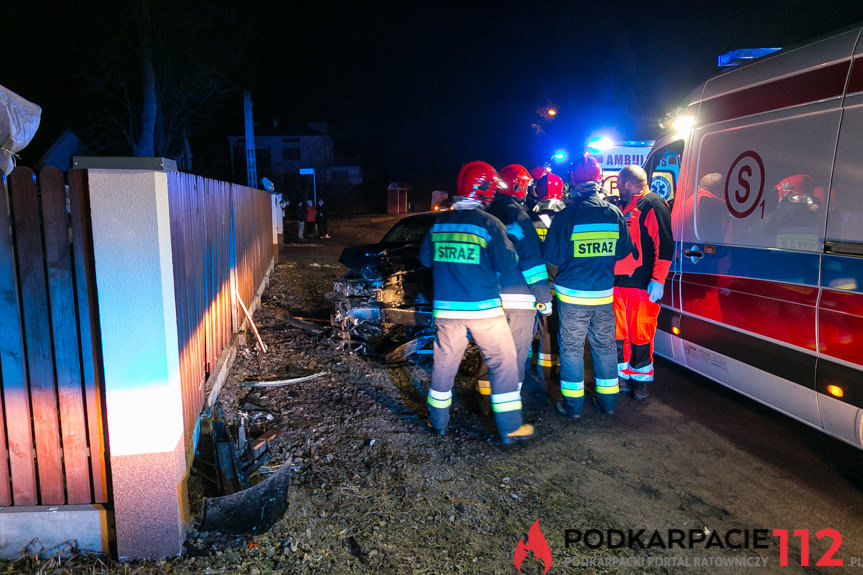 Wypadek na ul. Kopernika w Krośnie