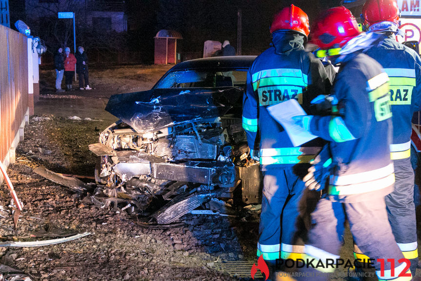 Wypadek na ul. Kopernika w Krośnie