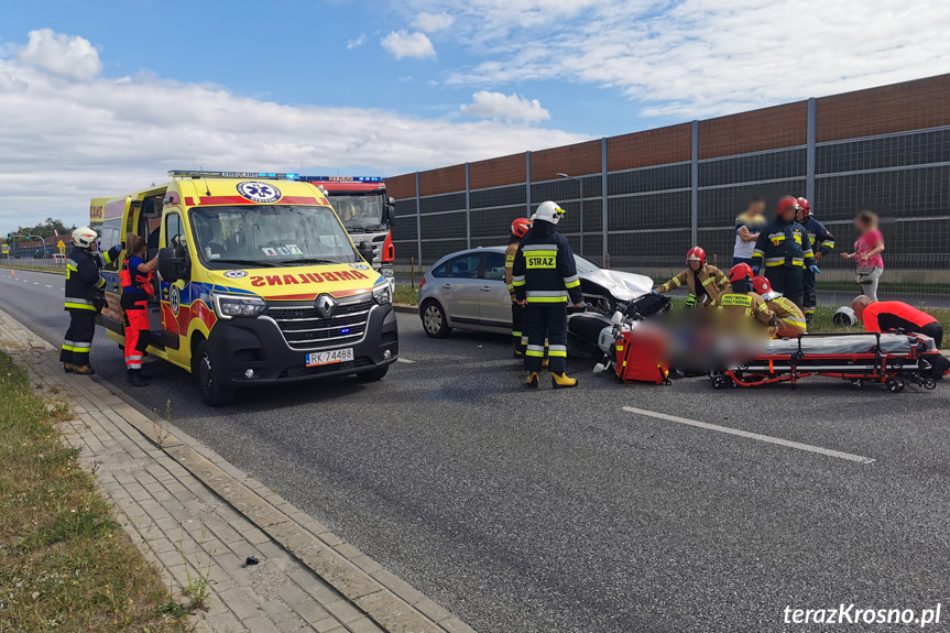 Wypadek na ul. Podkarpackiej