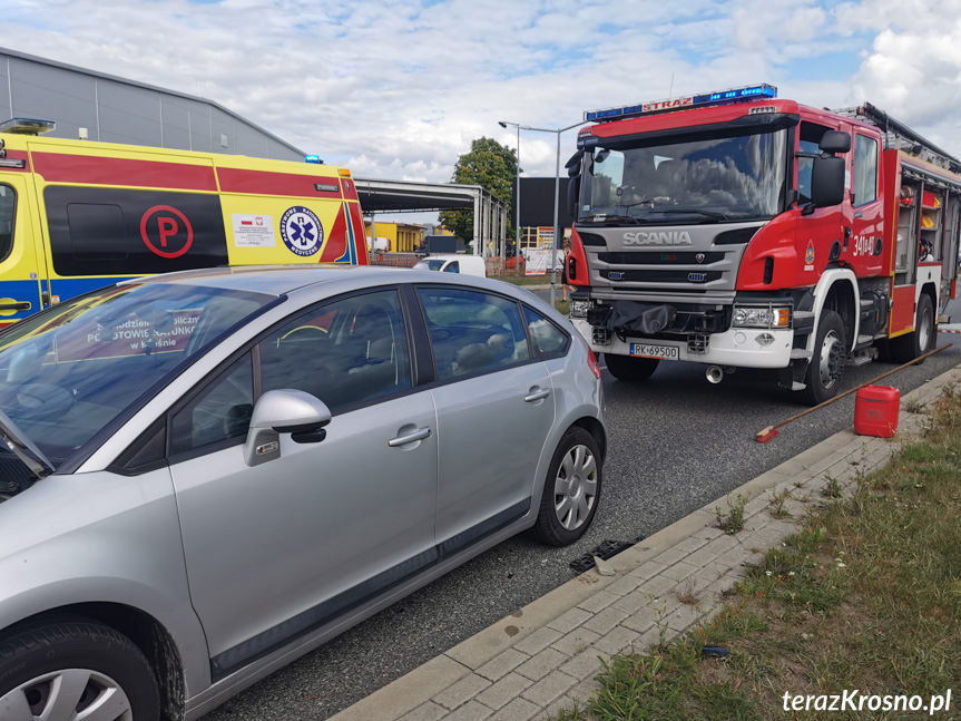 Wypadek na ul. Podkarpackiej