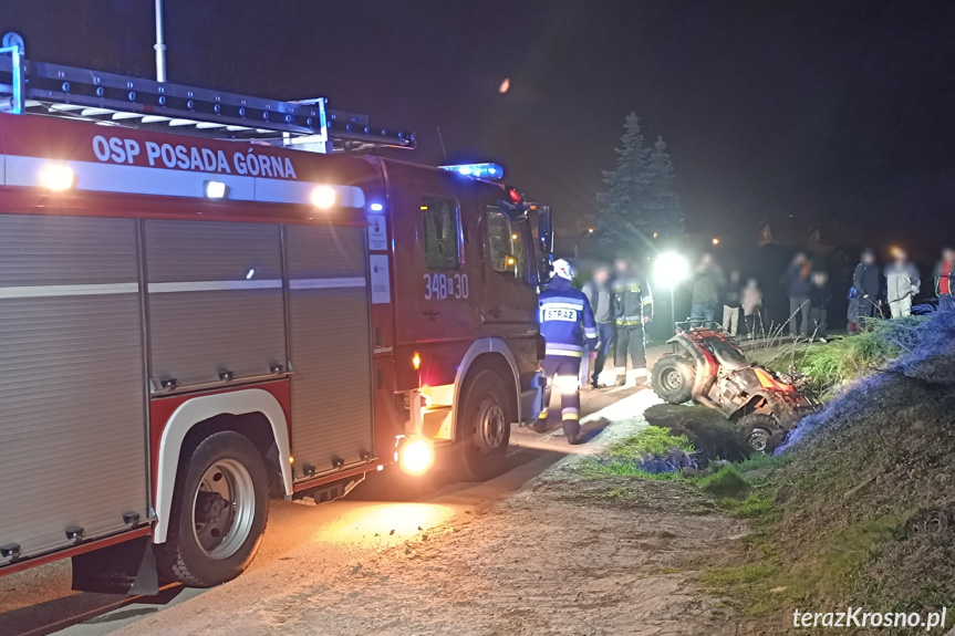 Wypadek quada z Posadzie Górnej