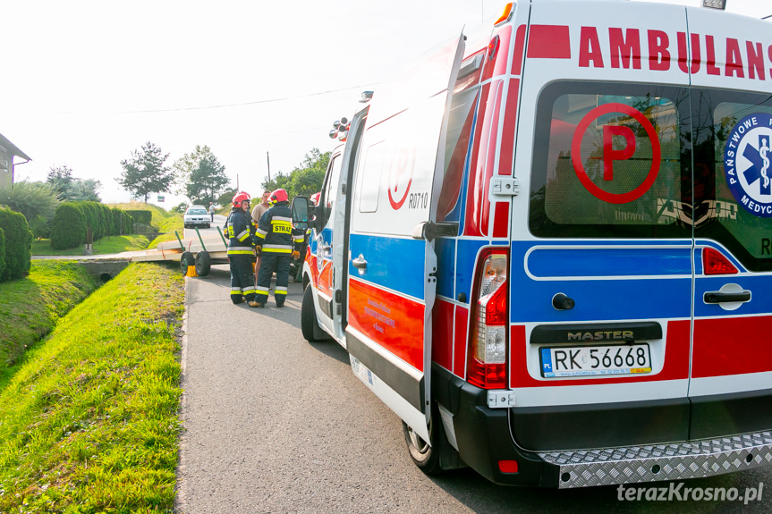 Wypadek traktorzysty w Chorkówce