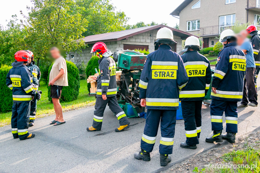 Wypadek traktorzysty w Chorkówce