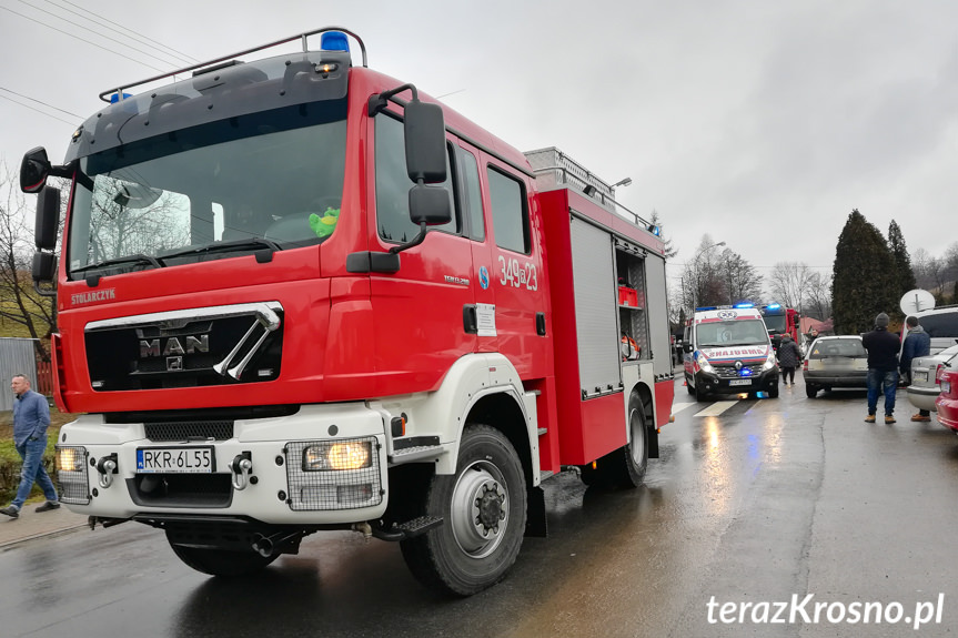 Wypadek w Iwoniczu na Długiej