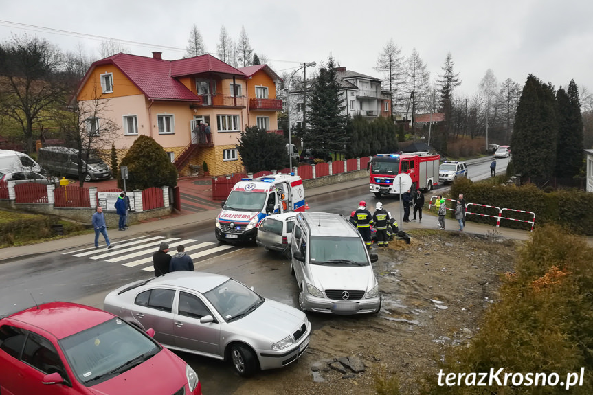 Wypadek w Iwoniczu na Długiej