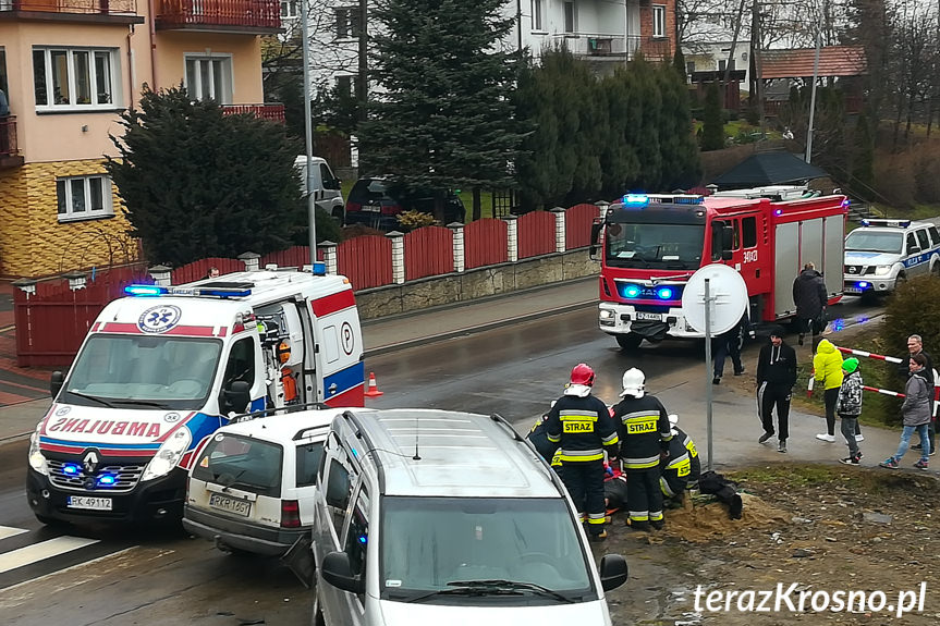 Wypadek w Iwoniczu na Długiej