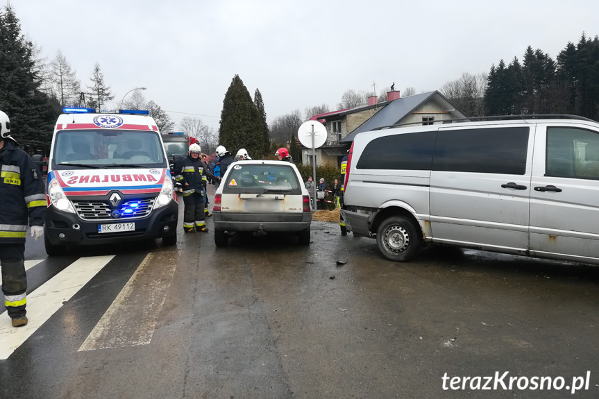 Wypadek w Iwoniczu na Długiej