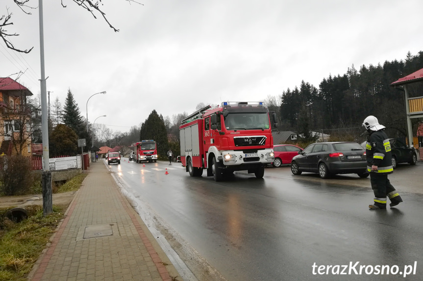 Wypadek w Iwoniczu na Długiej