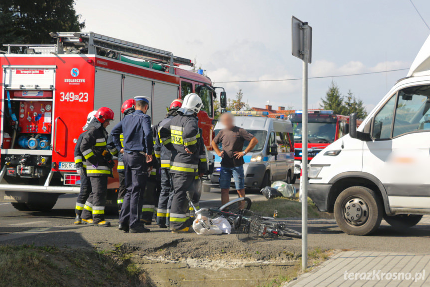 Wypadek w Iwoniczu na Floriańskiej